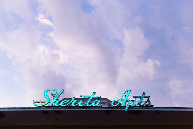 Sherita Apts Lighted Channel Letter Signs in Florida